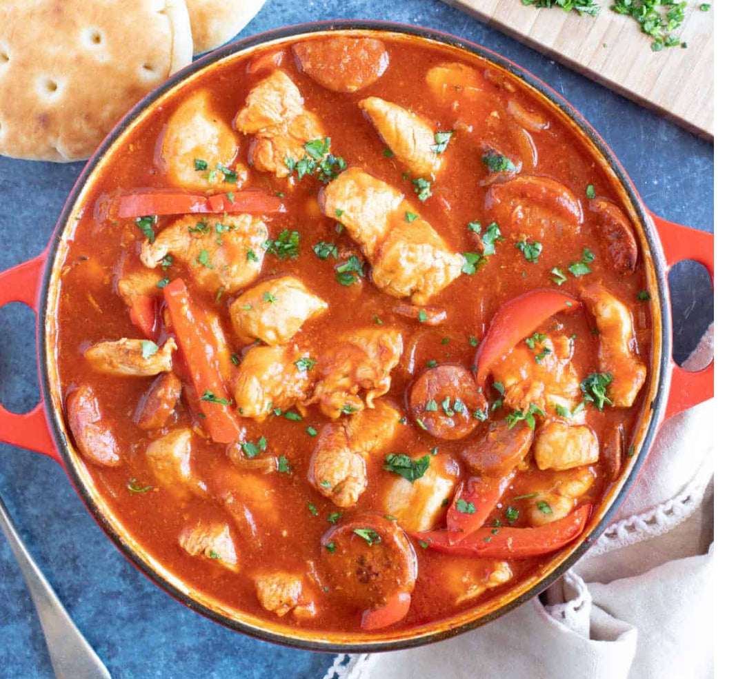 SPANISH CHICKEN AND CHORIZO STEW