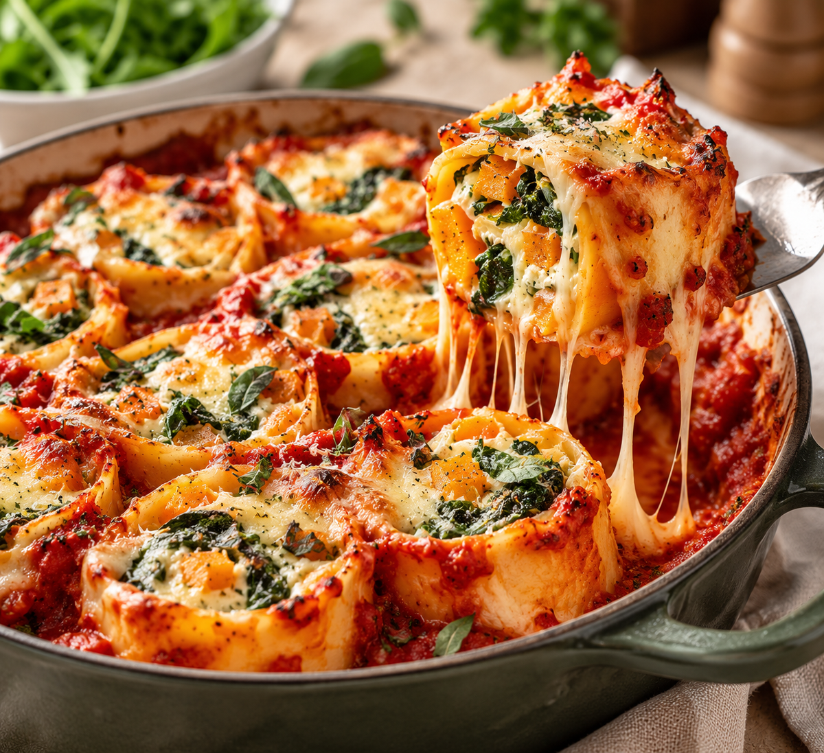Four Herb & Four Cheese Rotolo