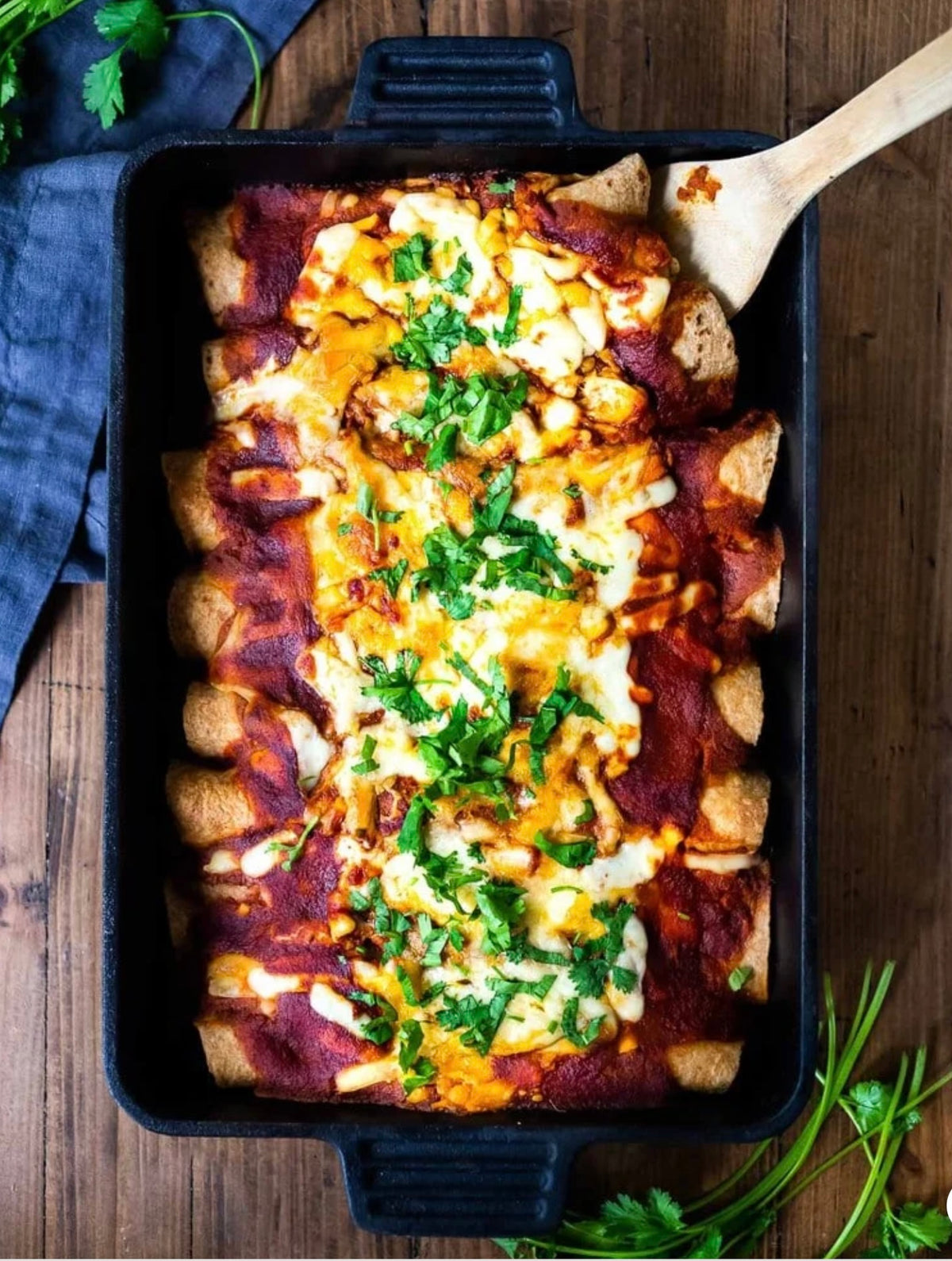 BEAN ENCHILADAS