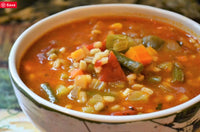 PEARL BARLEY AND VEGETABLE SOUP