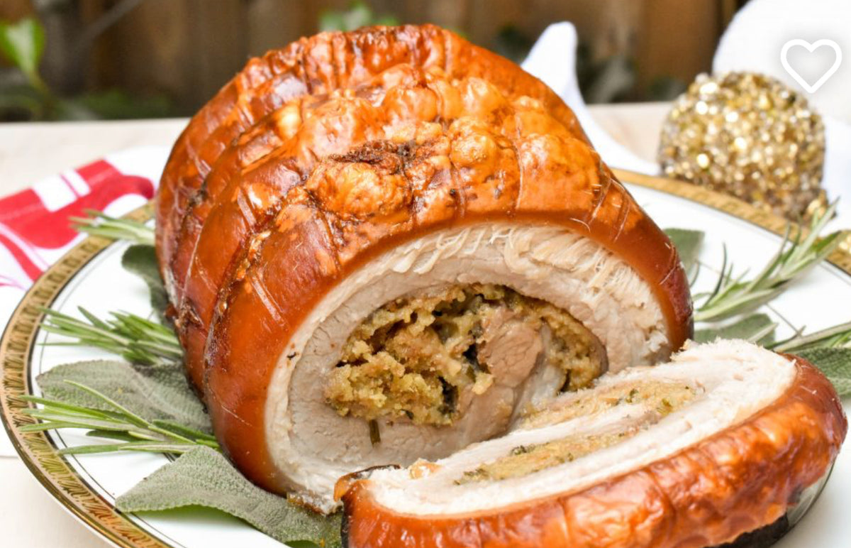 ITALIAN STUFFED CHRISTMAS PORCHETTA