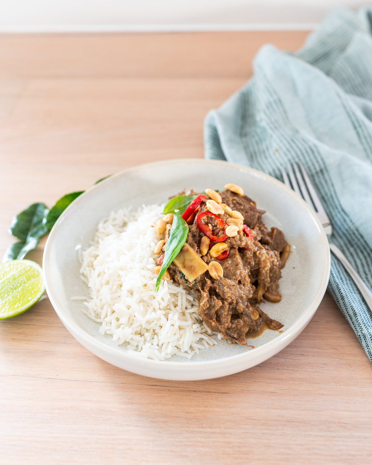 Thai Beef Panang with Peanuts